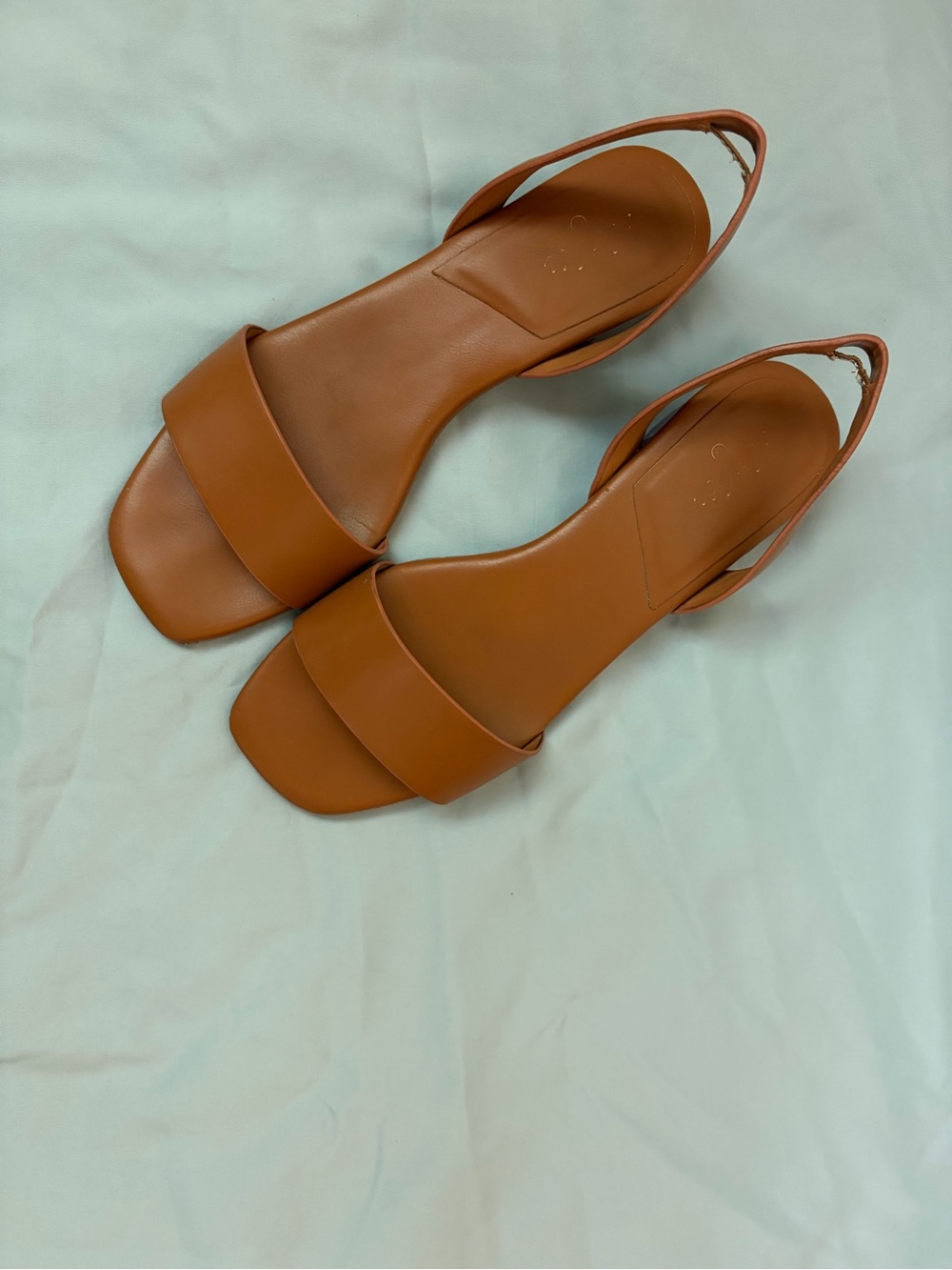 Women brown Ankis slide size 8